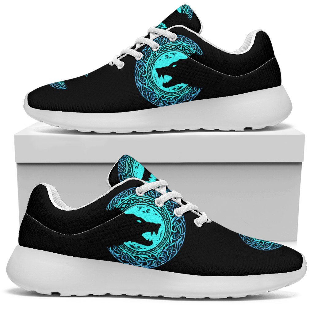 Viking Sport Sneakers - Fenrir Norse Wolf RLT12