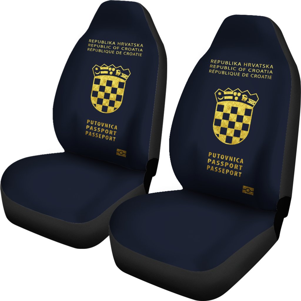 Croatia Car Seat Cover - Croatia Passport