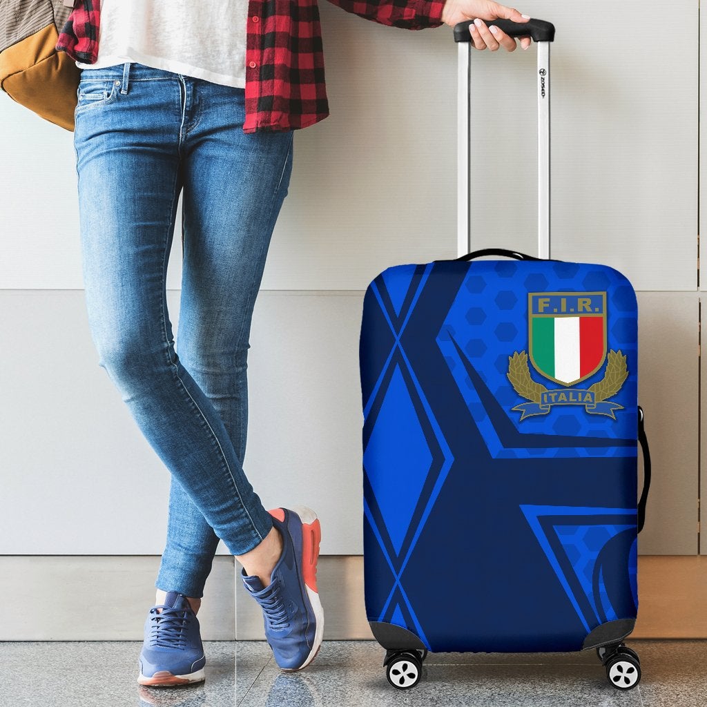 Italy Rugby Luggage Cover Gli Azzurri Vibes