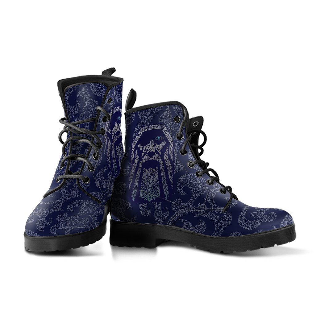 Viking Leather Boots Odin God Tattoo RLT12