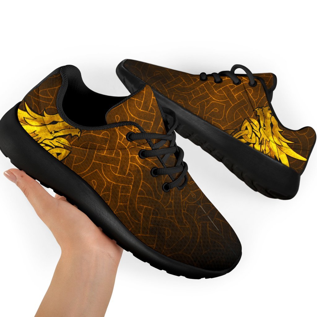 Viking Sporty Sneakers - Celtic Dragon Tattoo RLT12
