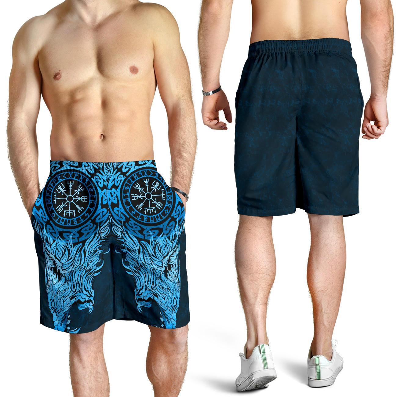Viking Men's Shorts, Fenrir Wolf RLT12