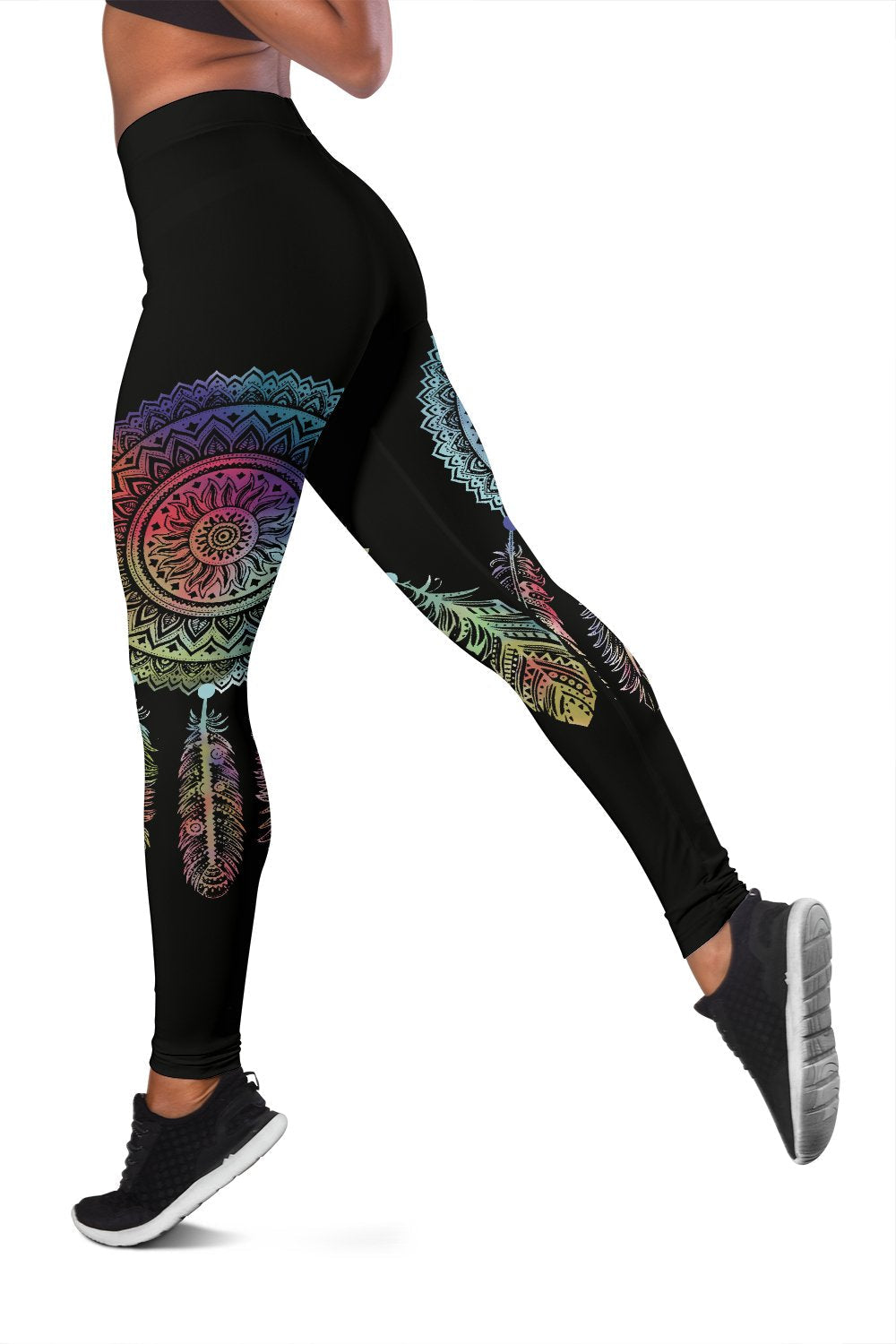 Mandala Dreamcatcher Colorful Native American Women's Leggings LT10