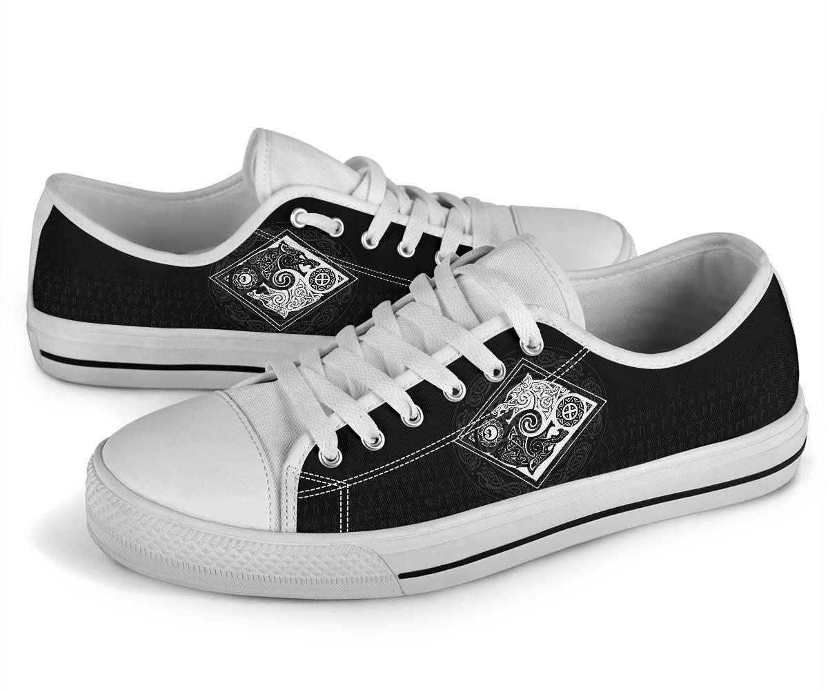 Vikings Low Top Shoes The Wolves, Skoll and Hati RLT12