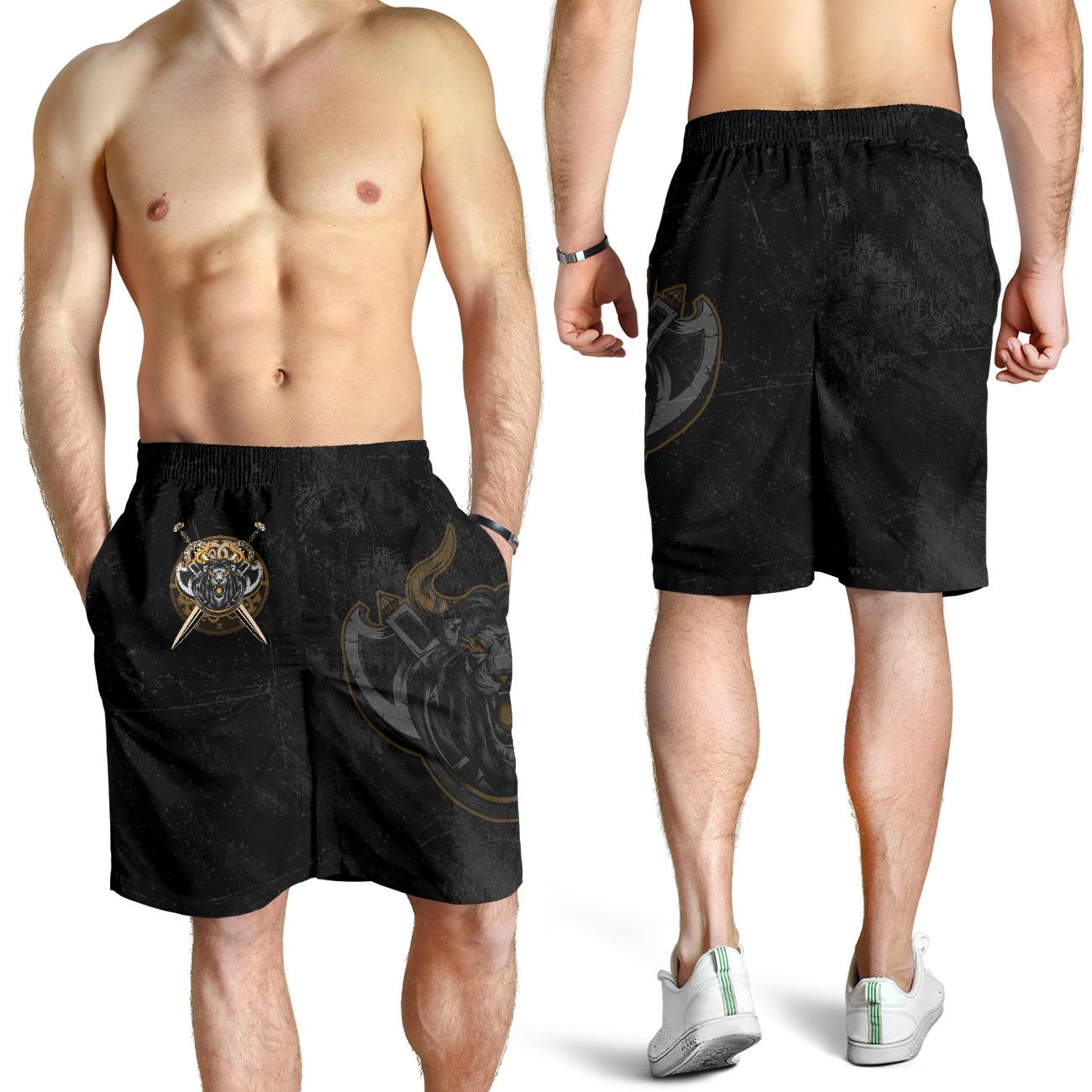 Viking All Over Print Men's Shorts Lion RLT12