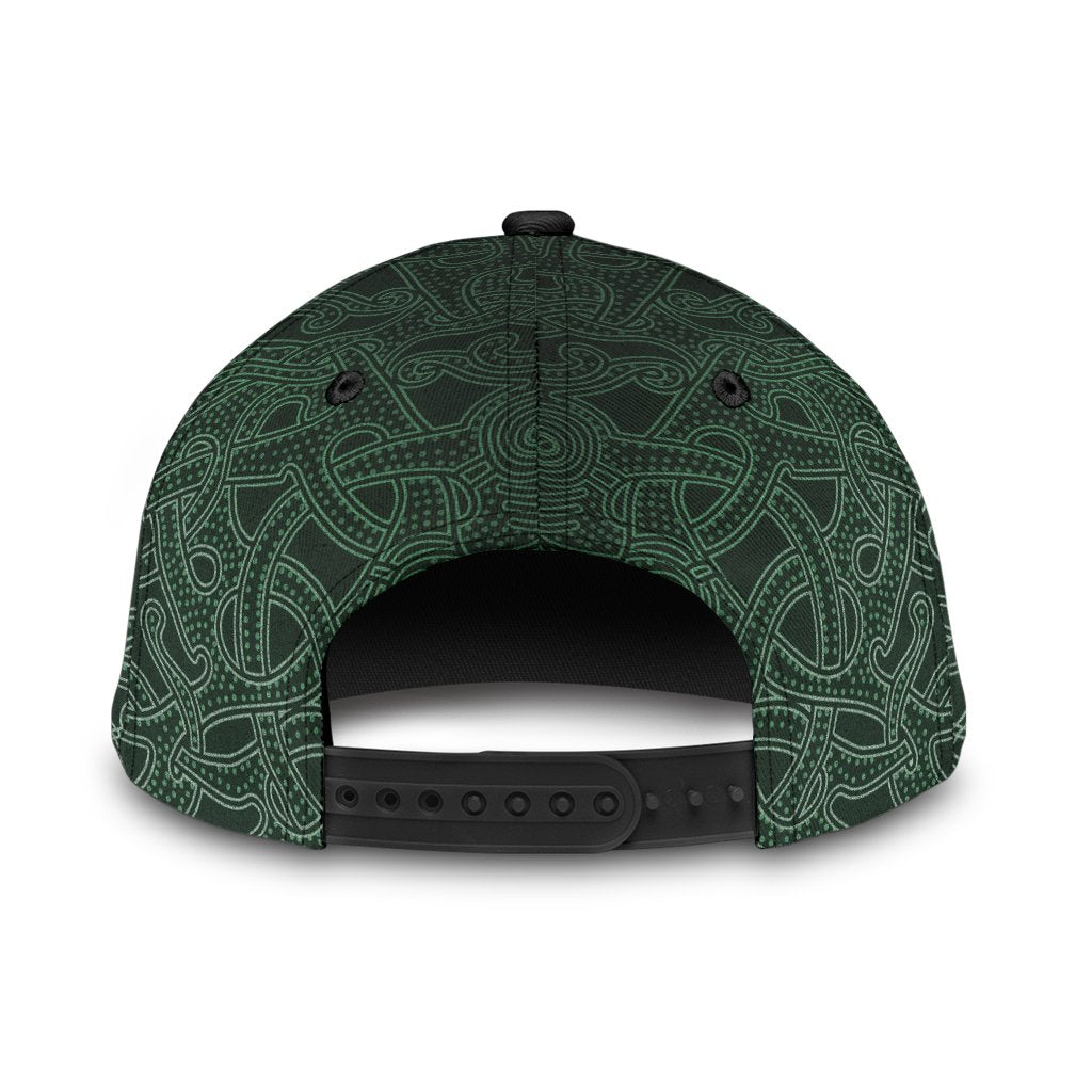 Viking Classic Cap, Ethnic Odin Raven Green RLT12