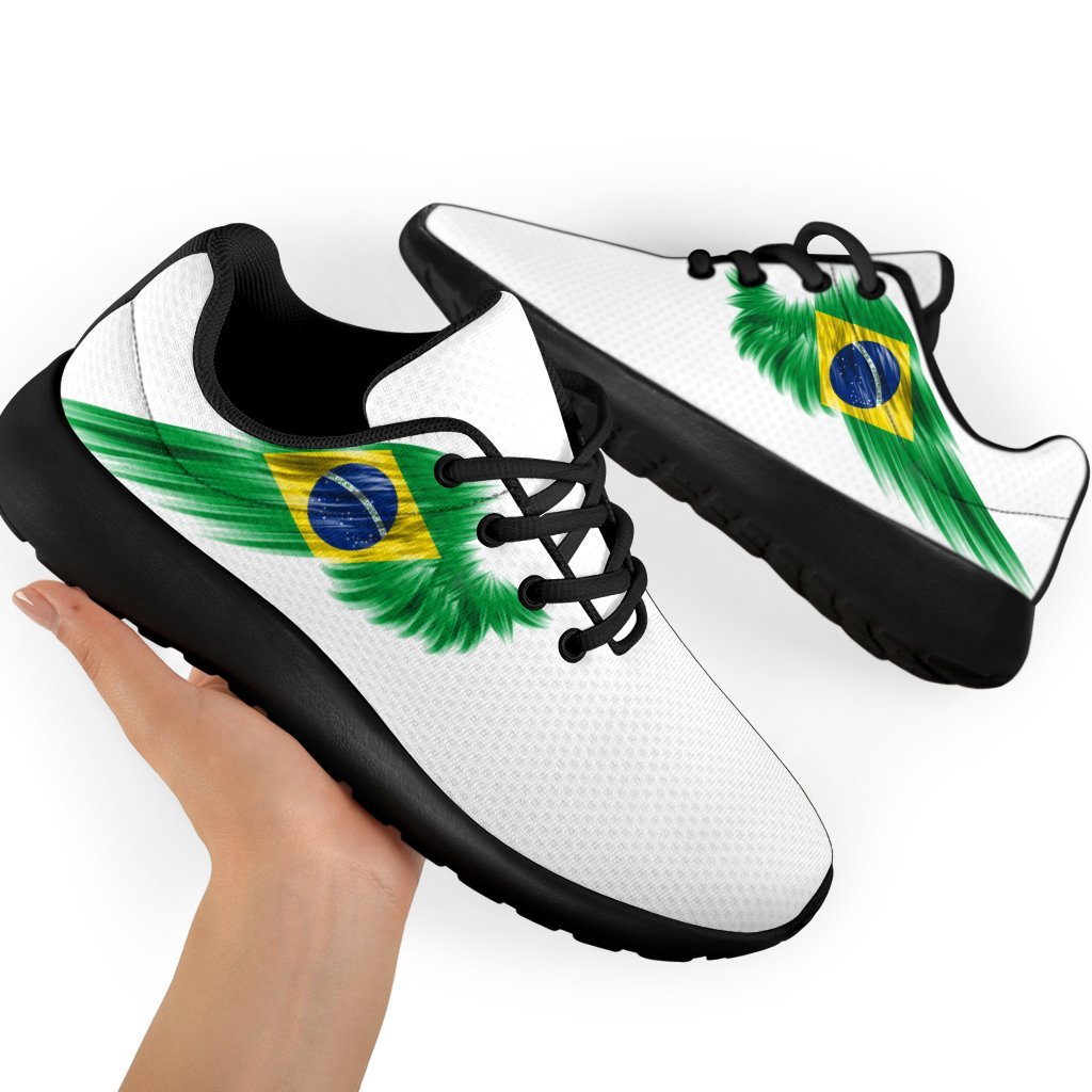 Brazil Sneakers Wings Flag (Women's/Men's)