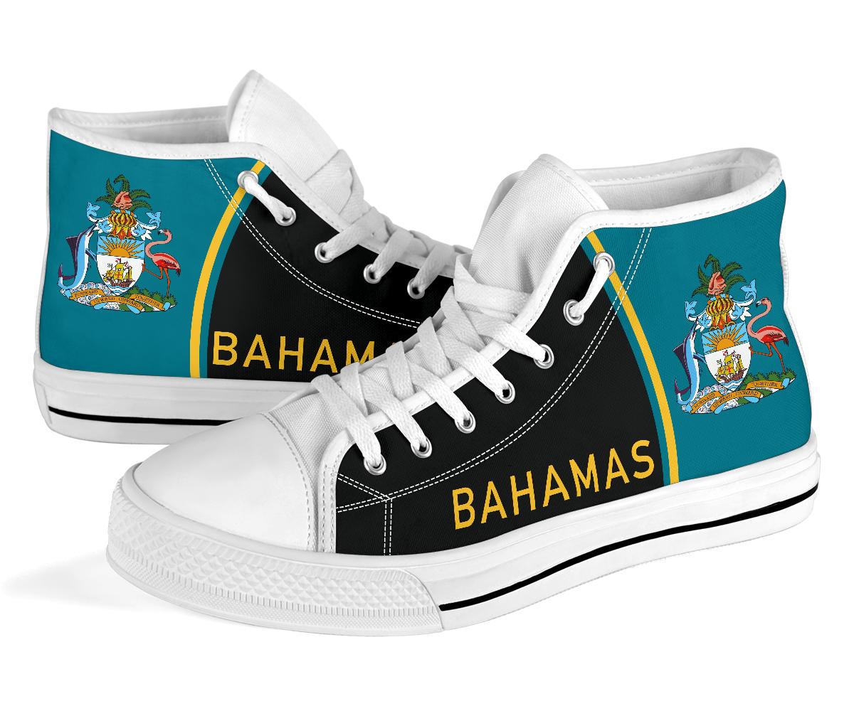 Bahamas High Top Canvas Shoes - Curve Version