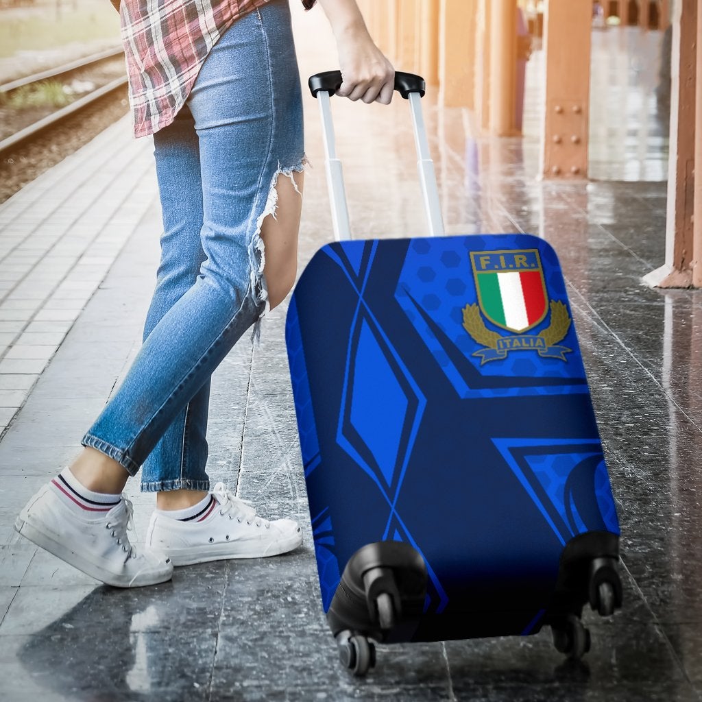 Italy Rugby Luggage Cover Gli Azzurri Vibes