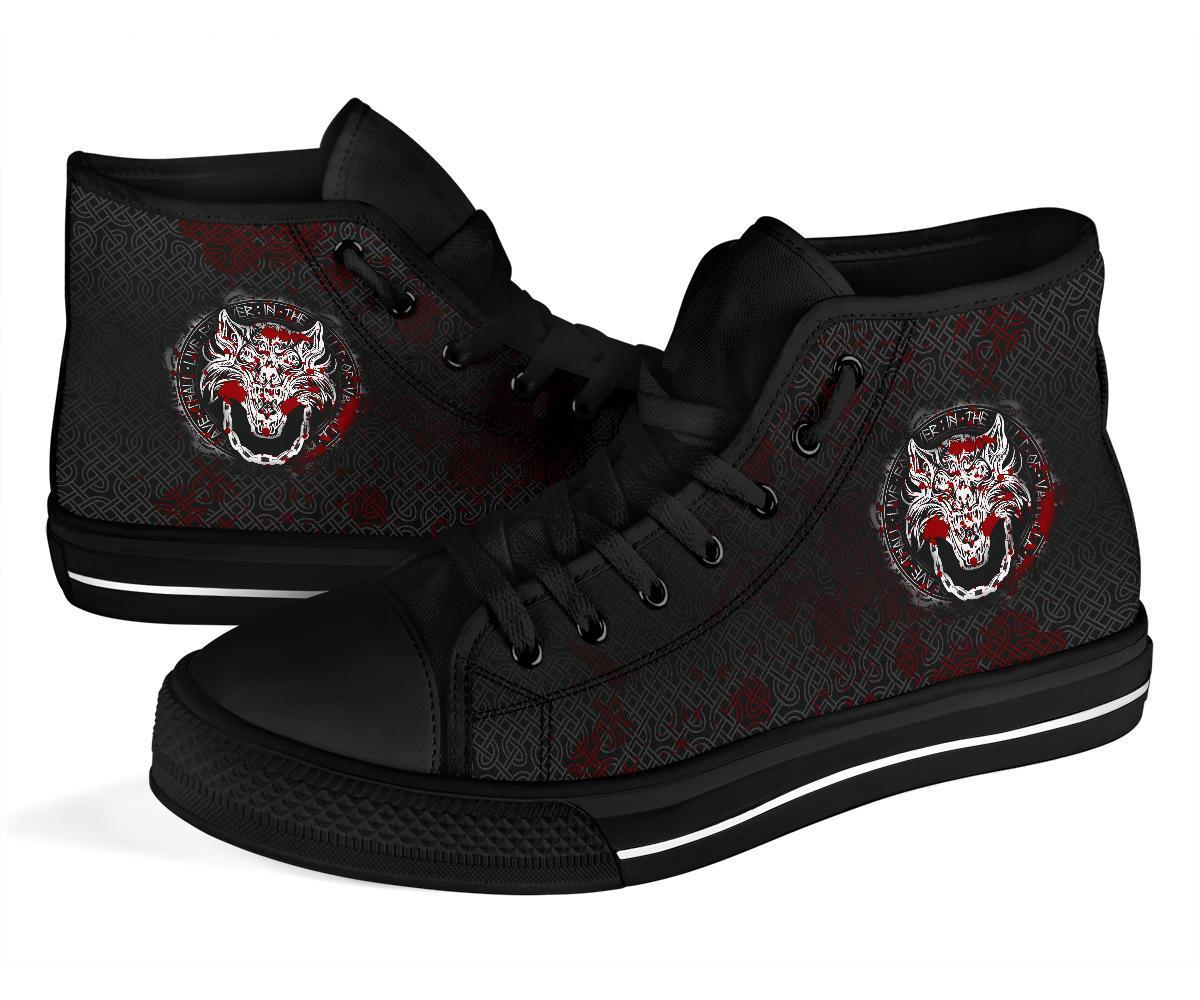 Viking High Top Shoes Fenrir Viking Blood 3D RLT12