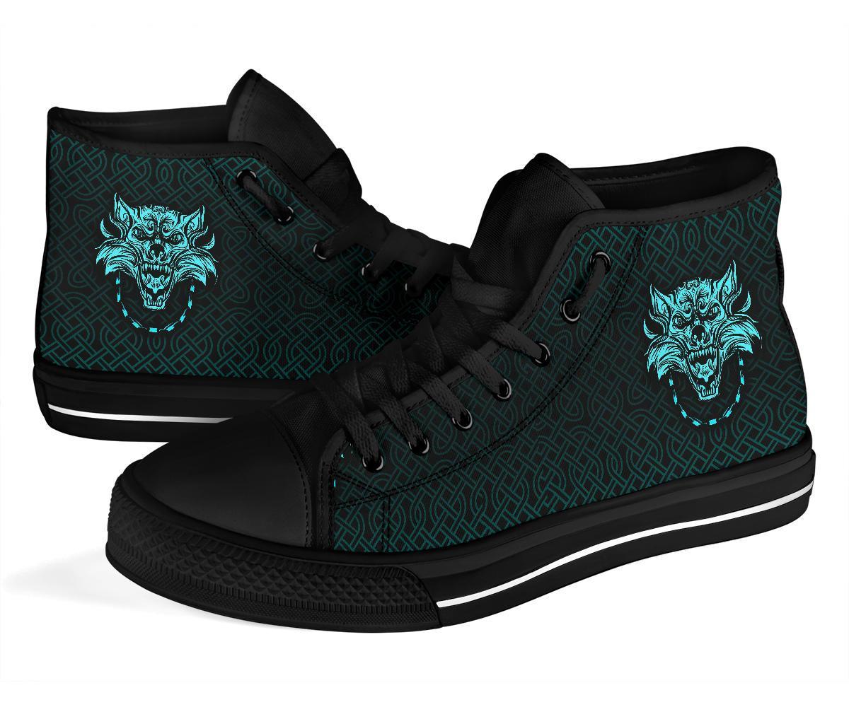 Viking High Top Shoes Fenrir Viking Cyan 3D RLT12