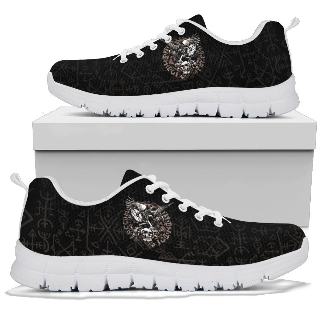 Viking Warrior Tattoo Odin Sneakers RLT12