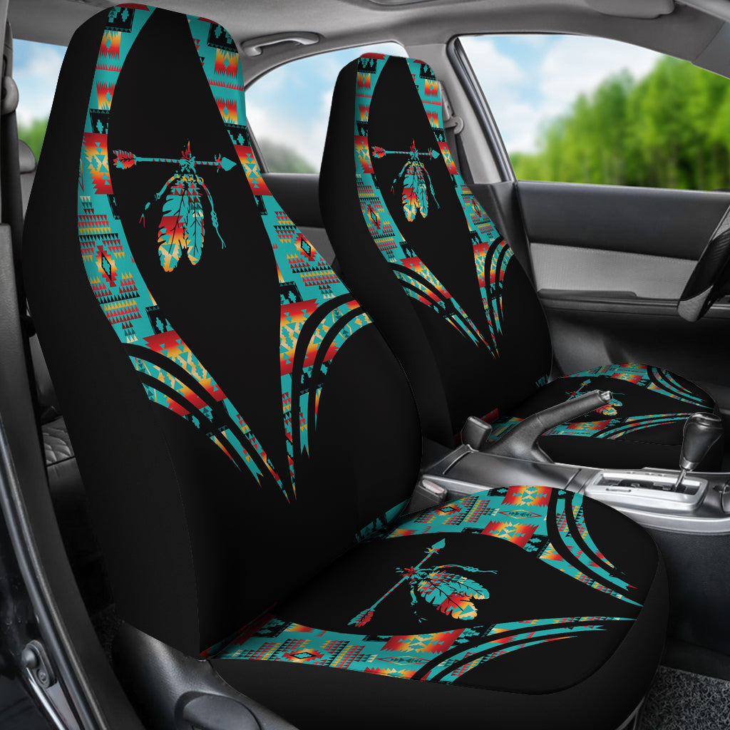 Pattern Feather Native American Car Seat Cover LT10