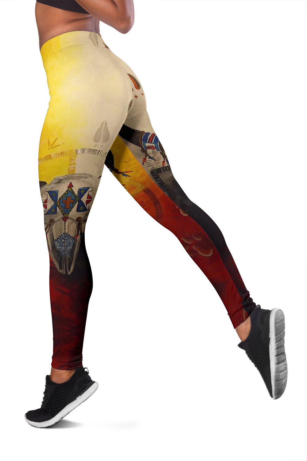 Bison Medicine Wheels Native American Women's Leggings LT10