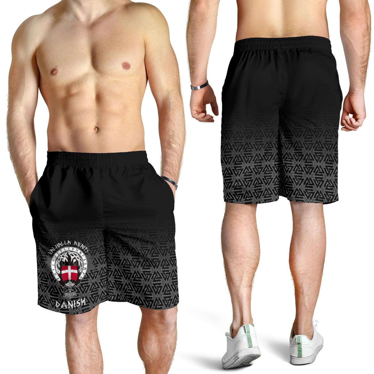 Viking All Over Print Men's Shorts Danish Drakkar RLT12