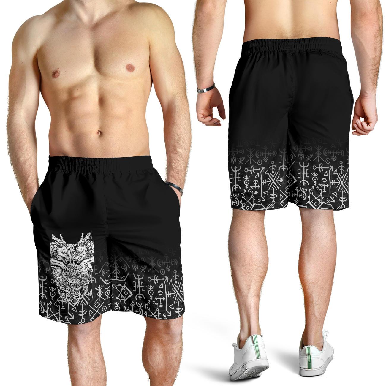Viking Men's Shorts Wolf and Raven Special RLT12
