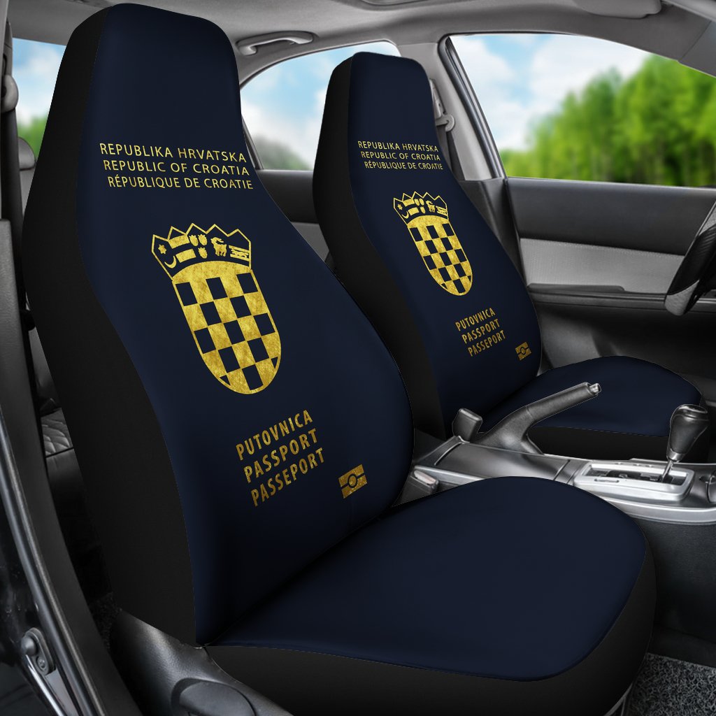 Croatia Car Seat Cover - Croatia Passport