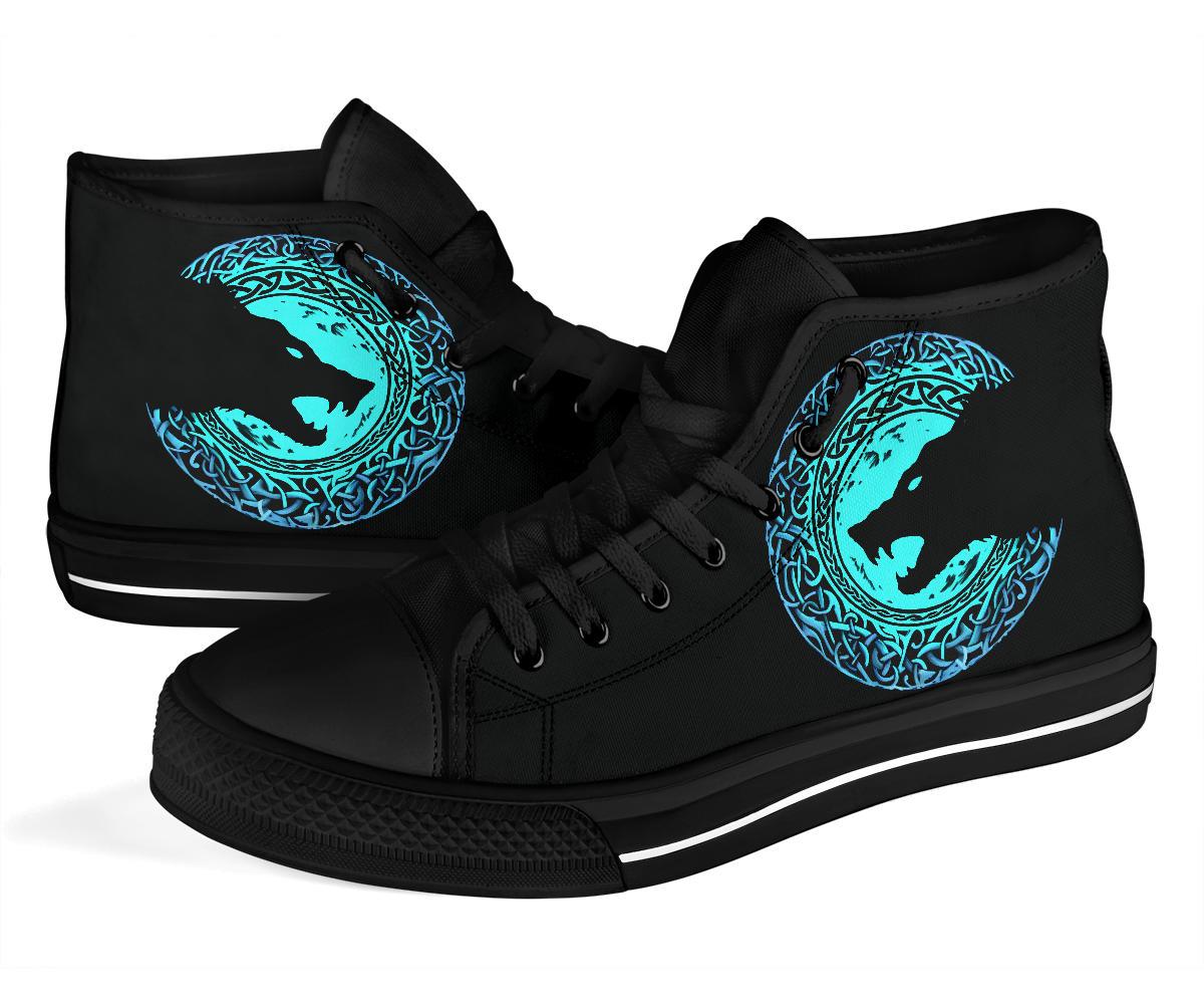 Viking High Top Shoes Fenrir Norse Wolf RLT12