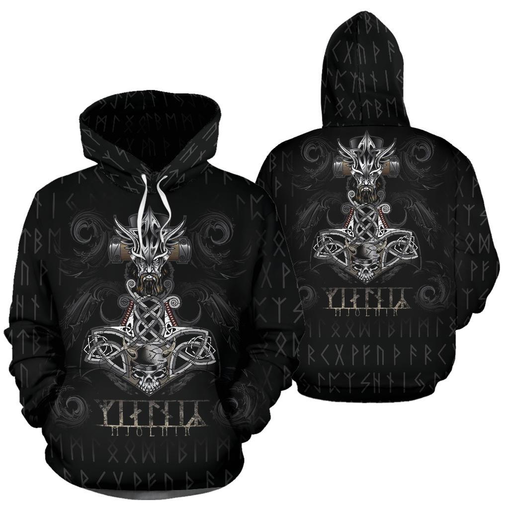 Viking Pullover Hoodie - Mjolnir RLT12