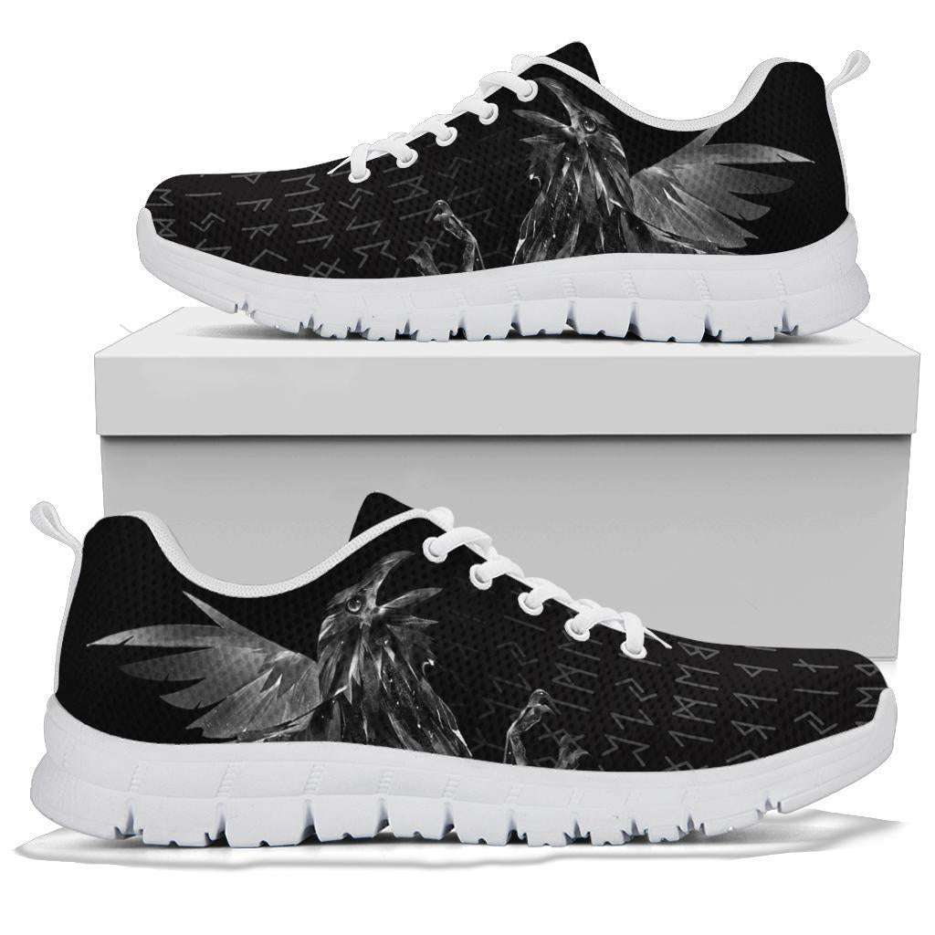 Viking Sneakers - Odin Huginn and Muninn Rune RLT12