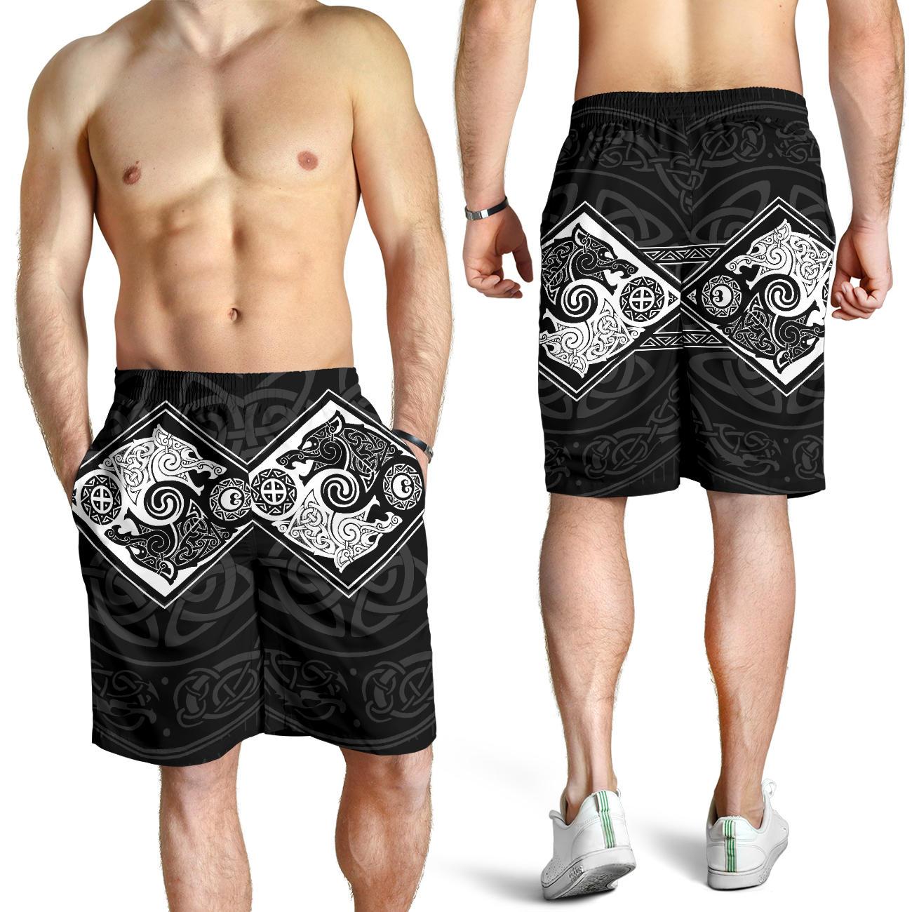 Vikings Men's Shorts The Wolves, Skoll and Hati RLT12