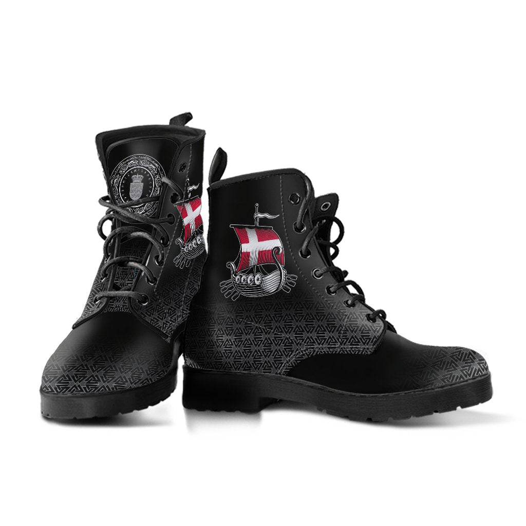 Viking Leather Boots Danish Drakkar RLT12