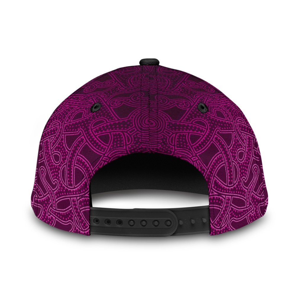 Viking Classic Cap, Ethnic Odin Raven Pink RLT12