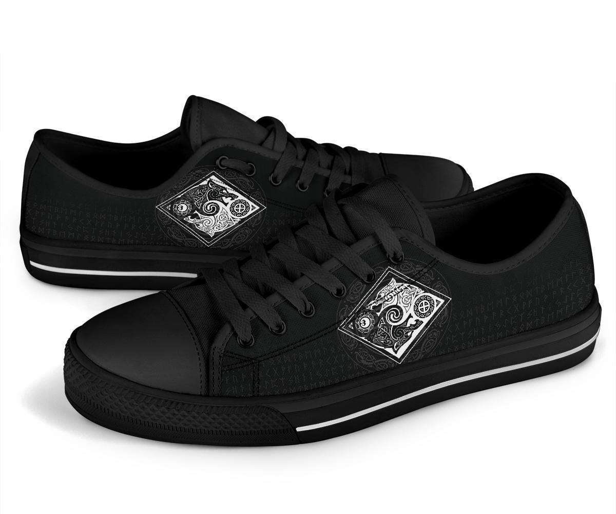 Vikings Low Top Shoes The Wolves, Skoll and Hati RLT12