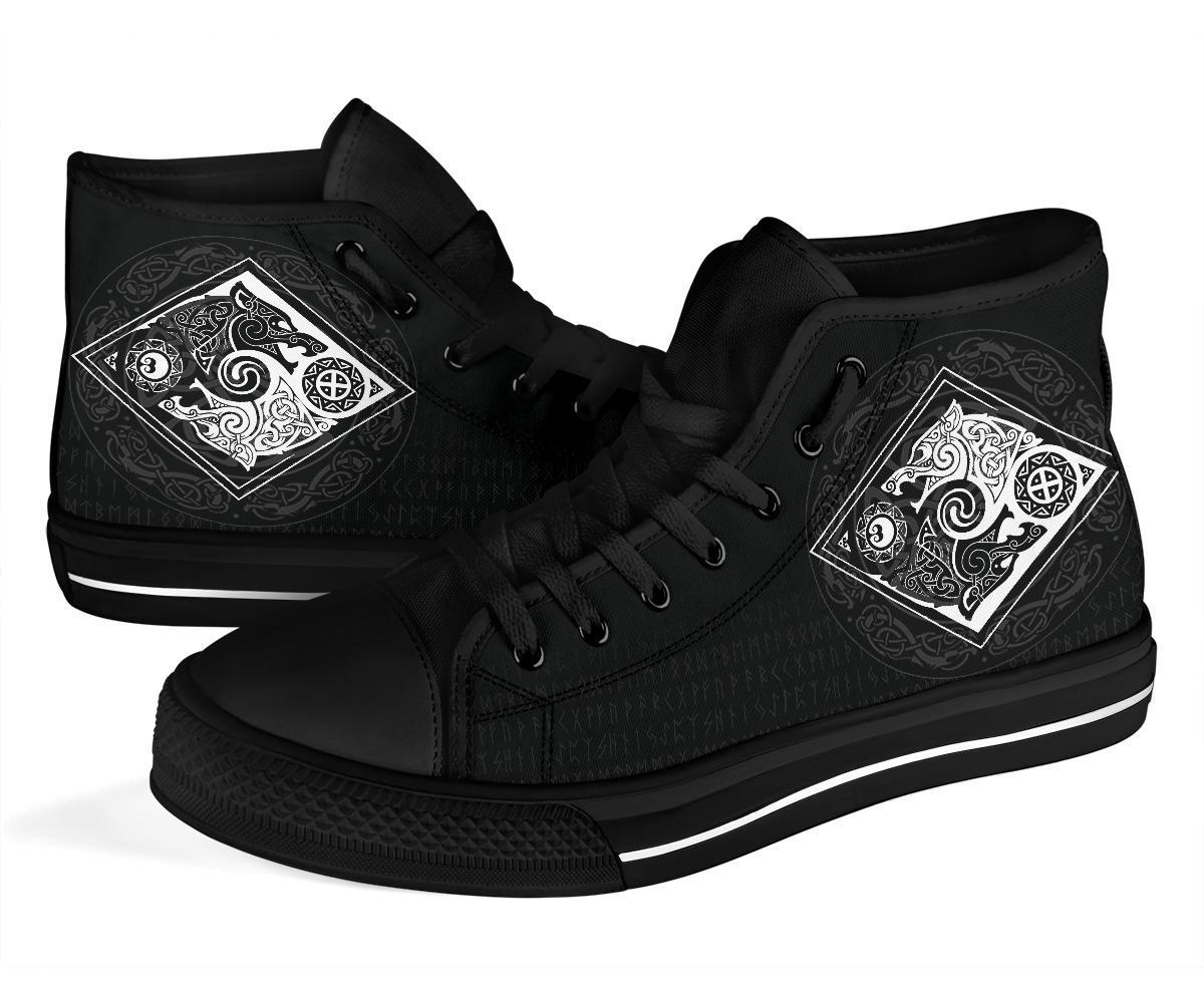 Vikings High Top Shoes The Wolves, Skoll and Hati RLT12