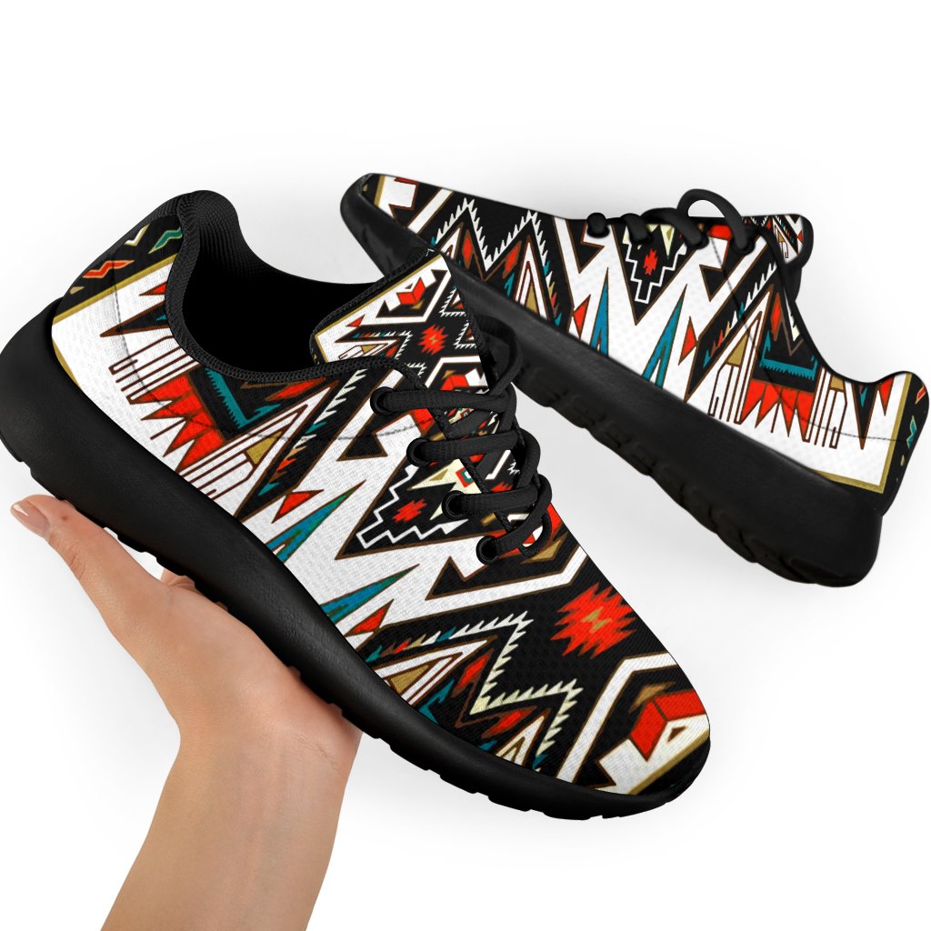 Tribal Colorful Pattern Native American Sport Sneakers LT10