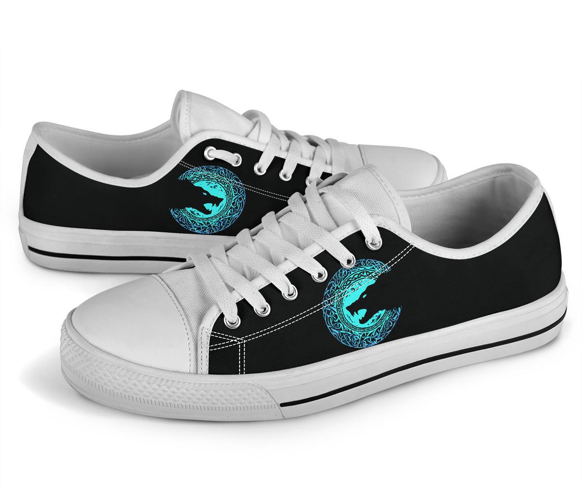 Viking Low Top Shoes Fenrir Norse Wolf RLT12