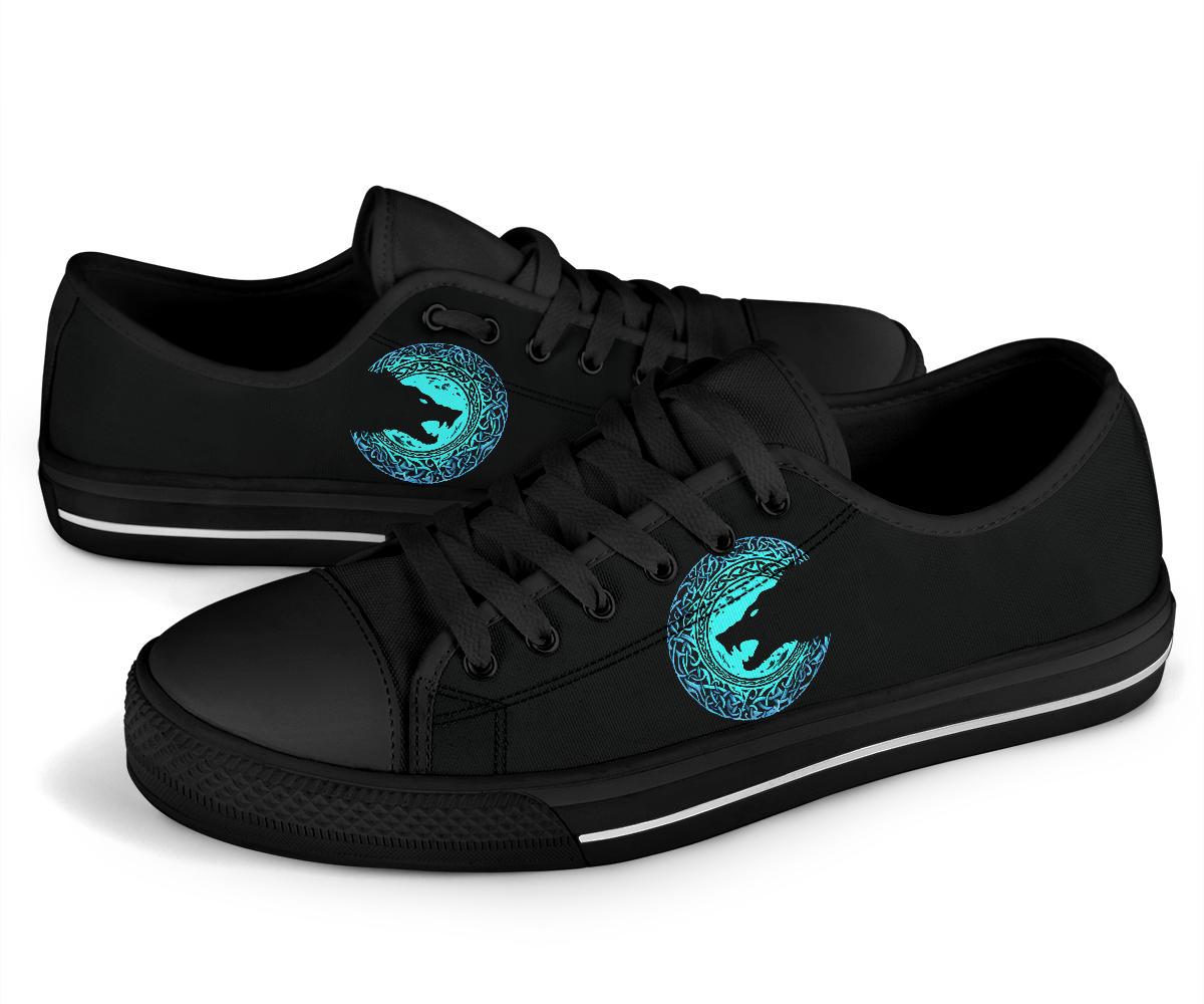 Viking Low Top Shoes Fenrir Norse Wolf RLT12