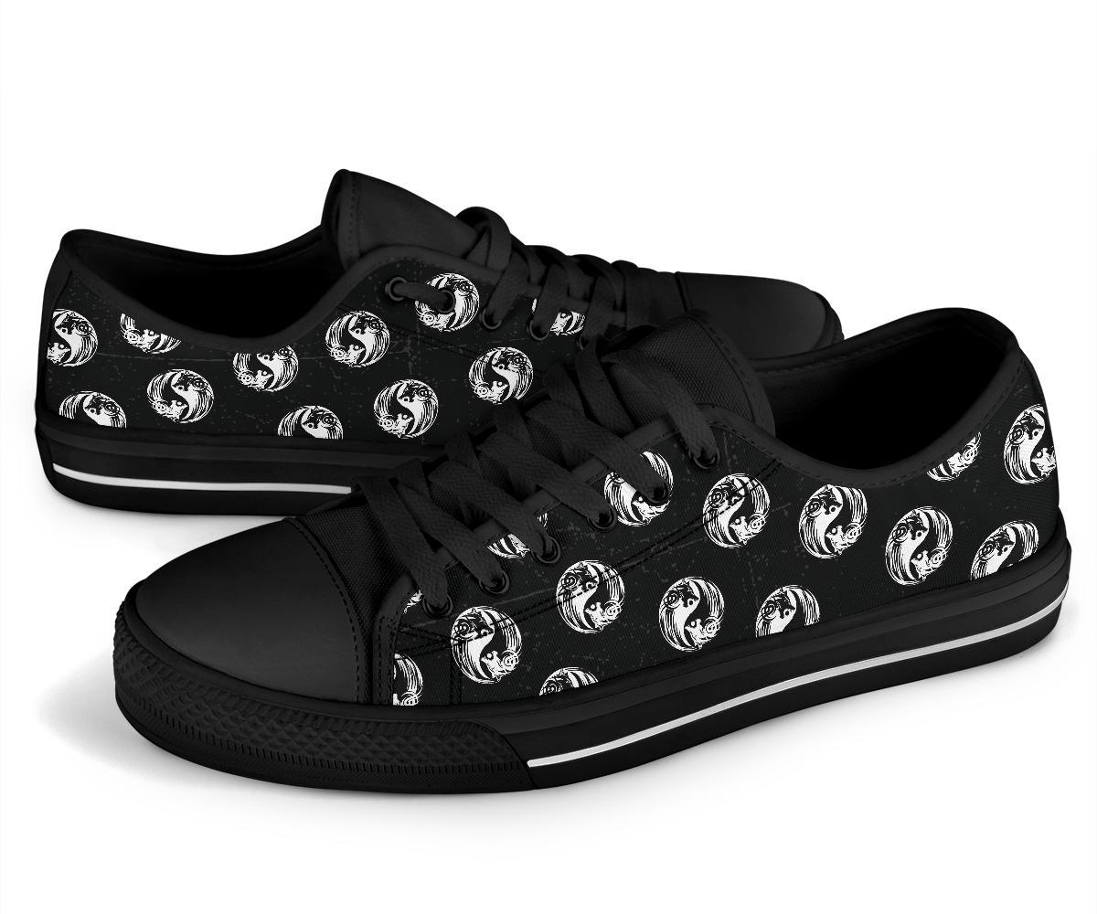 Viking Bomber Low Top Shoes Ying Yang Wolf RLT12