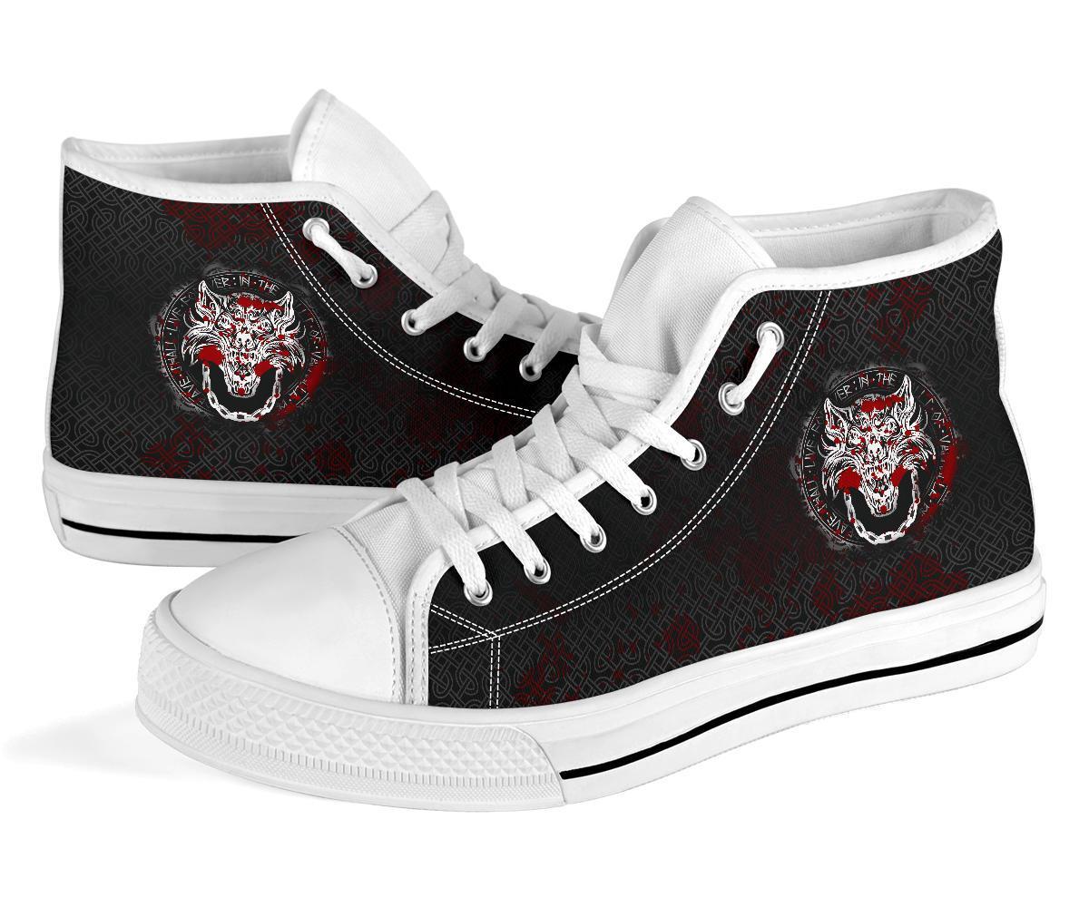 Viking High Top Shoes Fenrir Viking Blood 3D RLT12