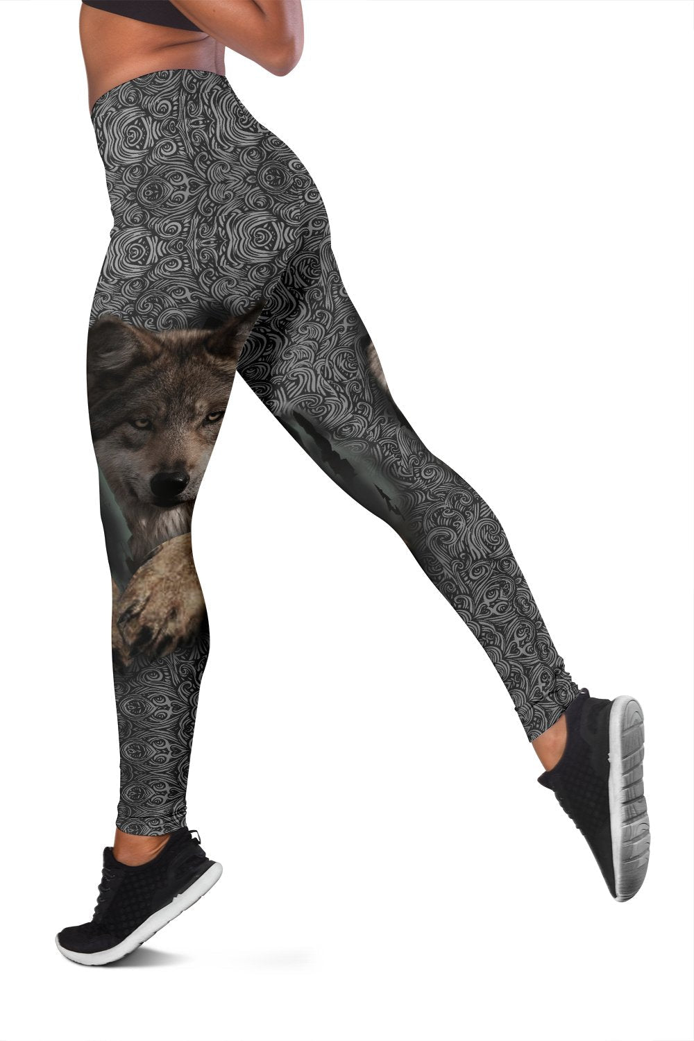 Escape Wolf Native American Women's Leggings LT10