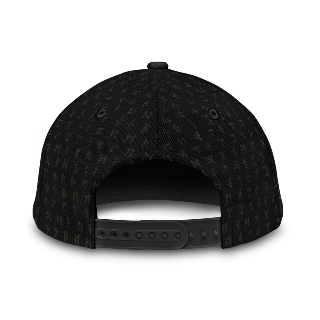 Viking Classic Cap, Skoll and Hati Rune Tattoo RLT12