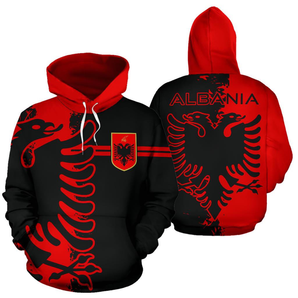 Albania Flag Hoodie Mystic Style