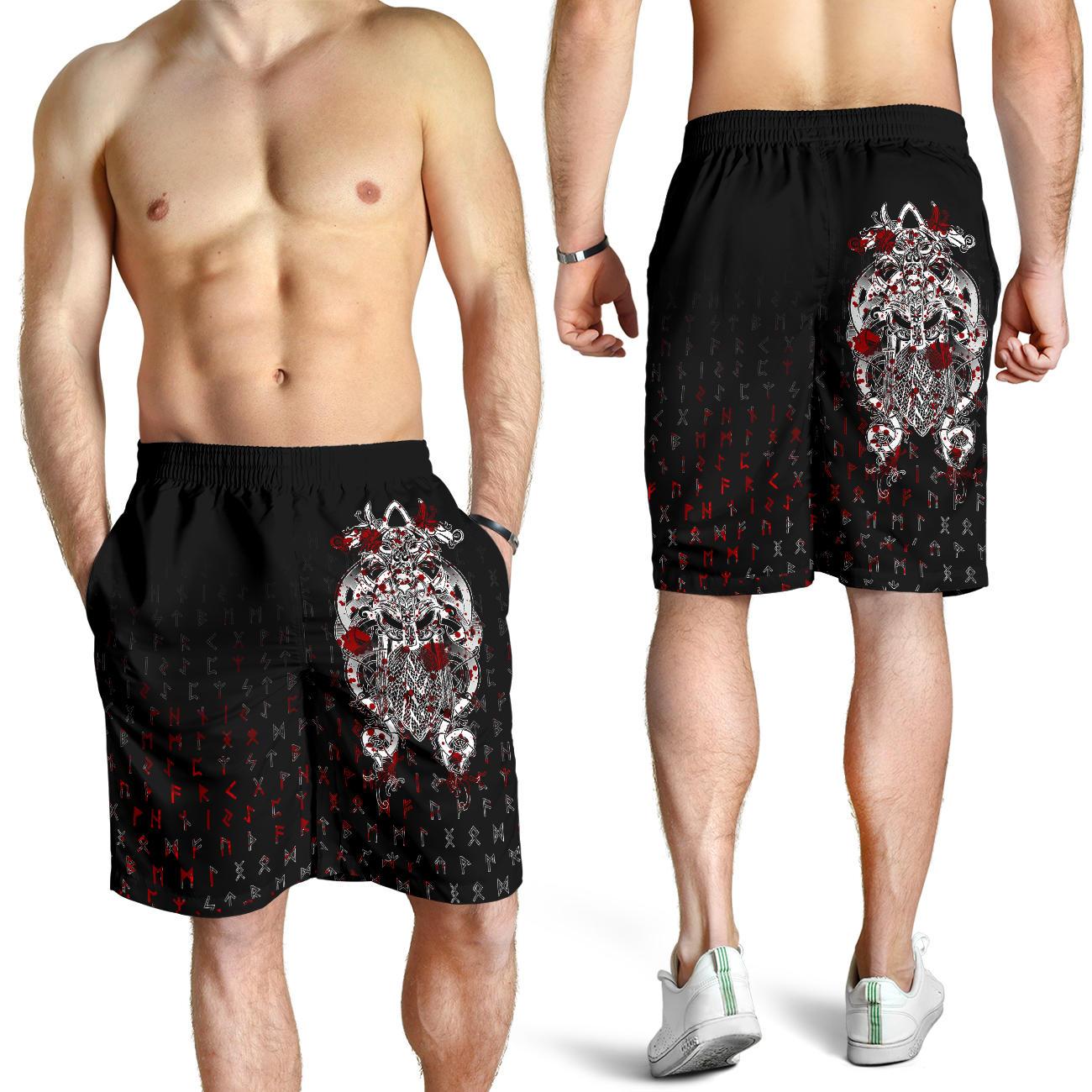 Viking Tyr Tattoo Blood All Over Print Men's Shorts RLT12