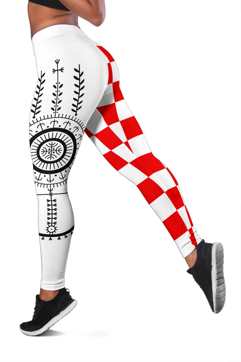Croatia Leggings Croatian Tattoo