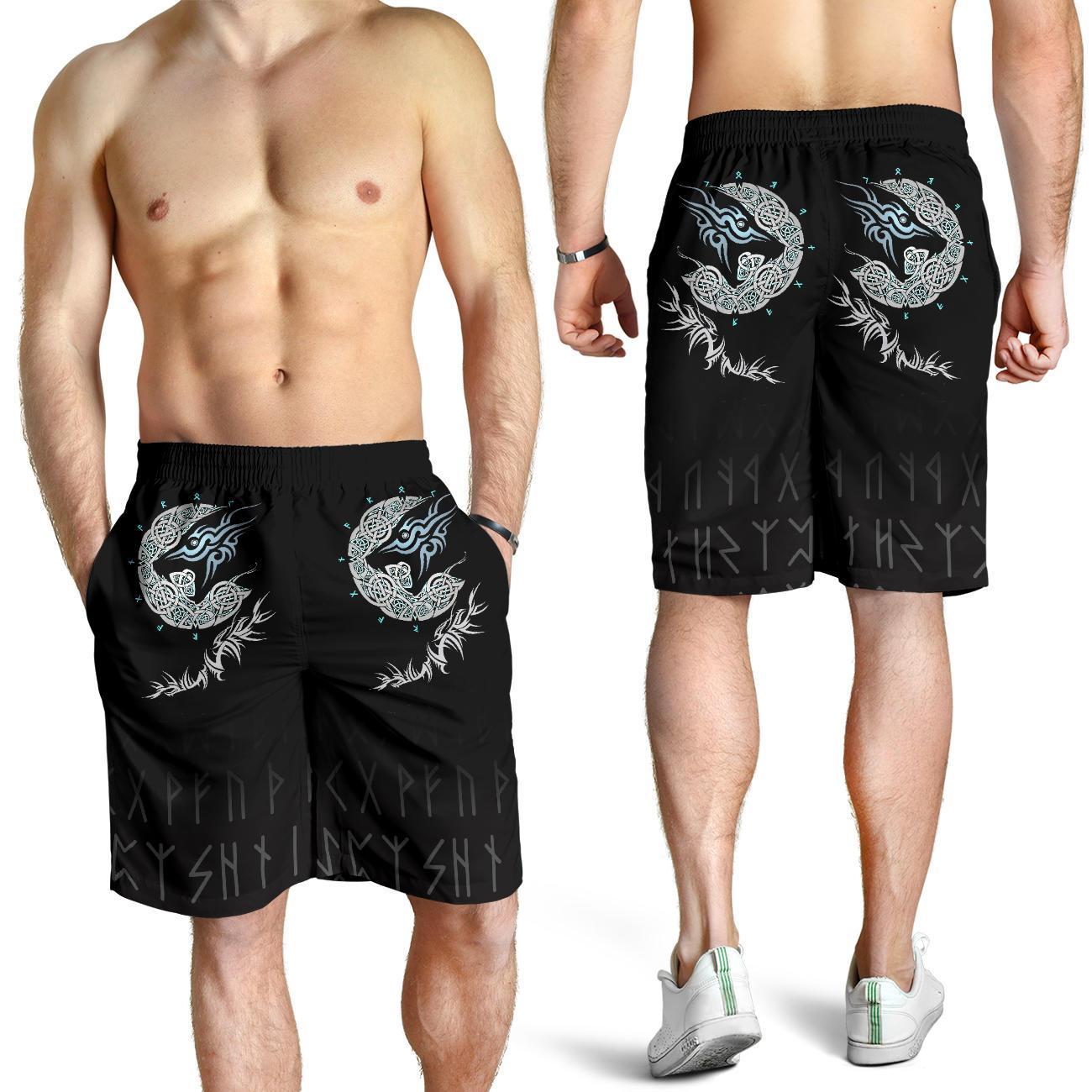 Viking Fenrir Wolf All Over Print Men's Shorts RLT12