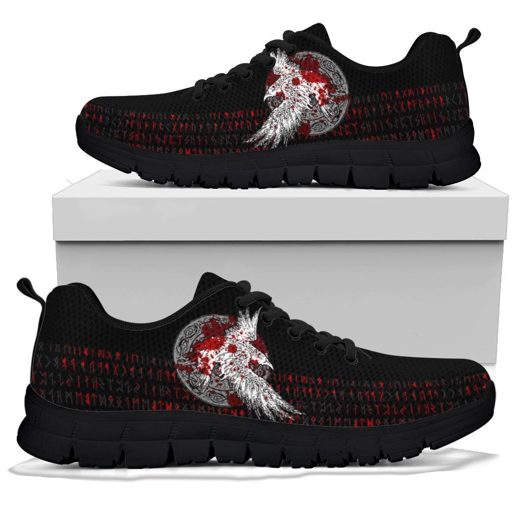 Viking Sneakers - Mystical Raven Tattoo Blood RLT12