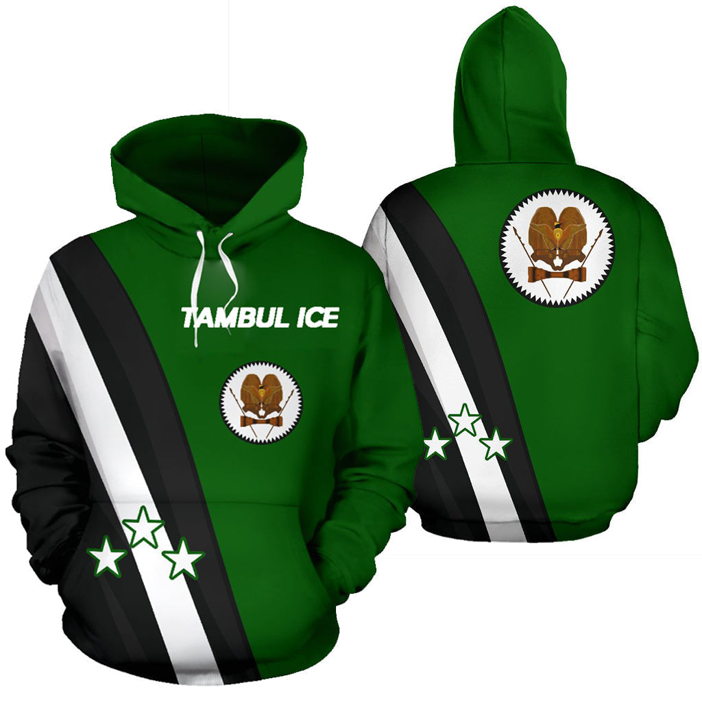 TAMBUL ICE Papua New Guinea Hoodie - Wester Highlands Flag LT9