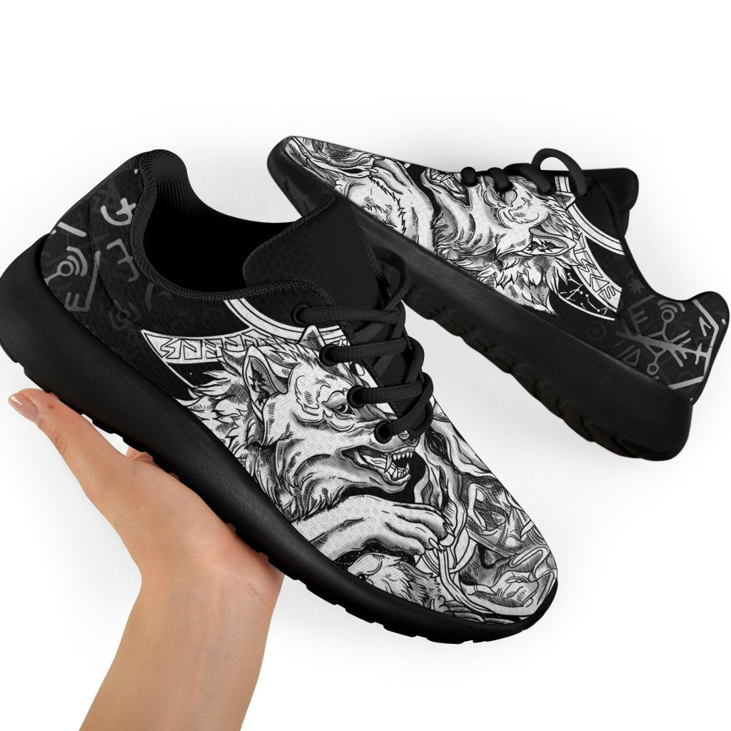 Viking Sport Sneakers Wolf and Raven Special RLT12