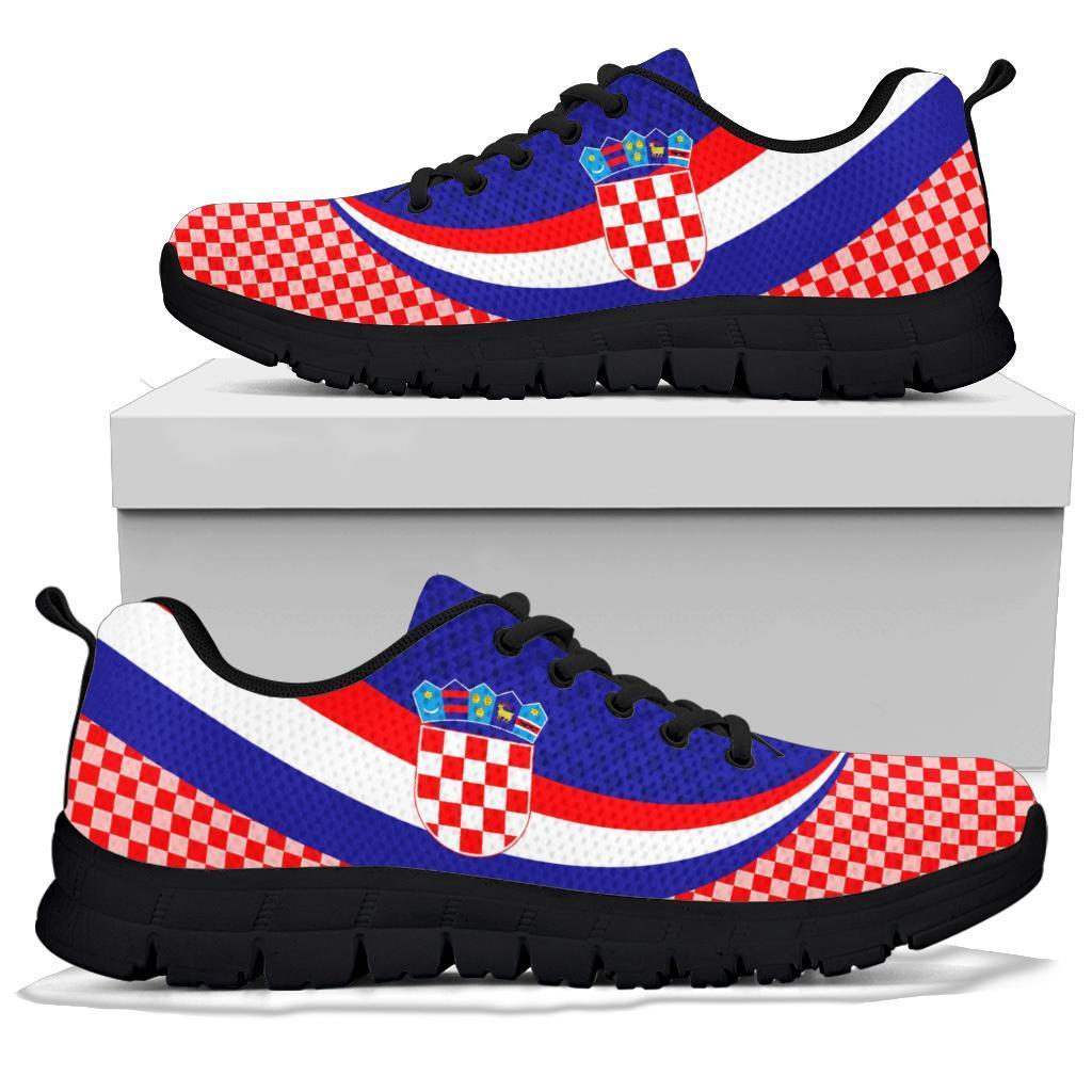 Croatia Sneakers - Croatia Coat Of Arms and  Flag Color