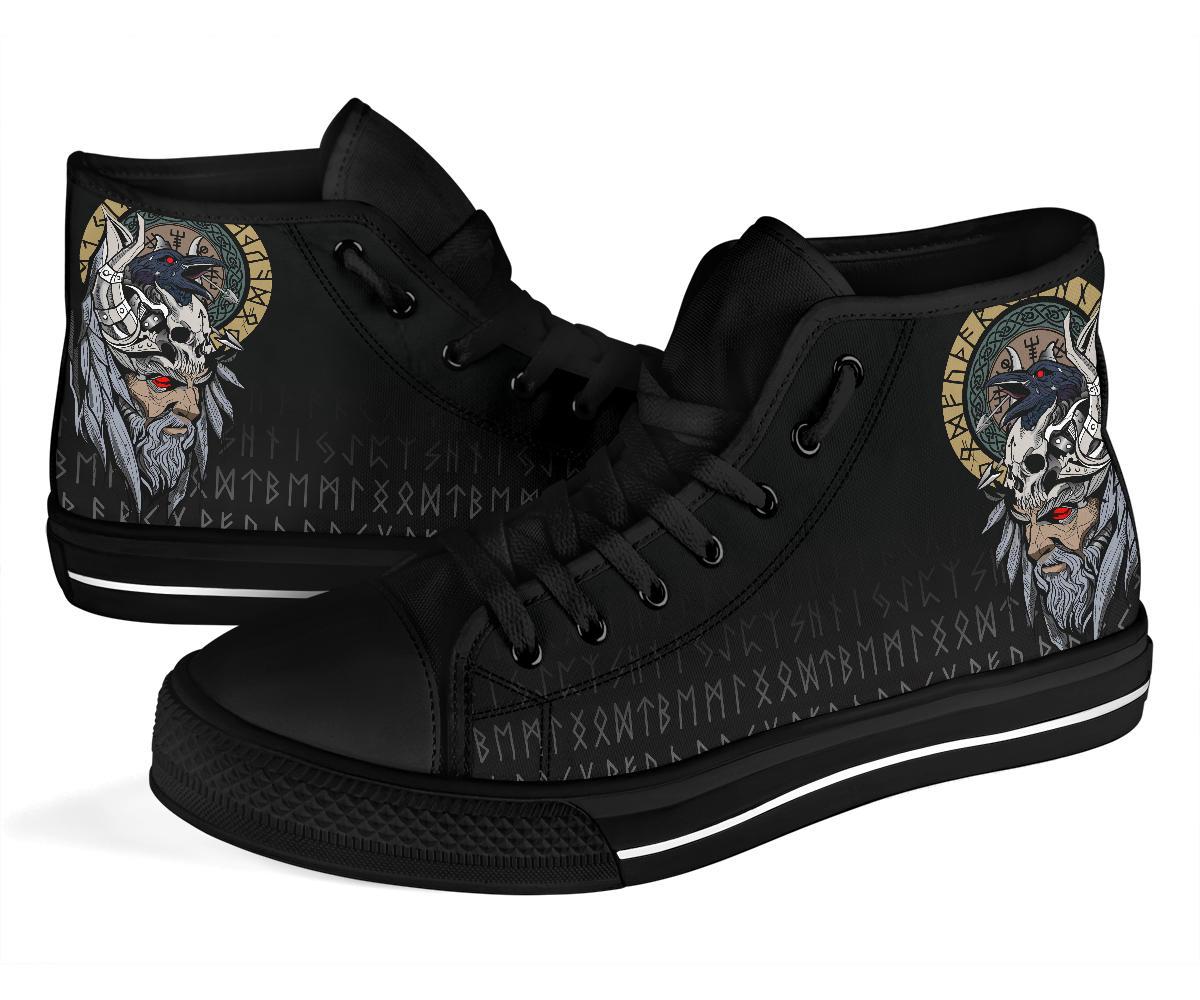 Viking Odin Raven High Top Shoes RLT12