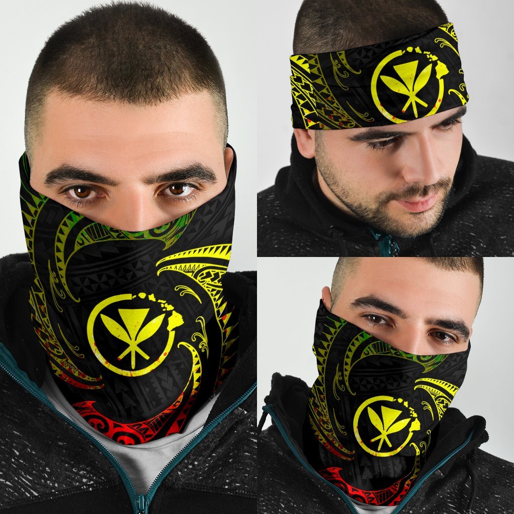 Polynesian Hawaii Bandana 3 - Pack - Reggae Tribal Wave