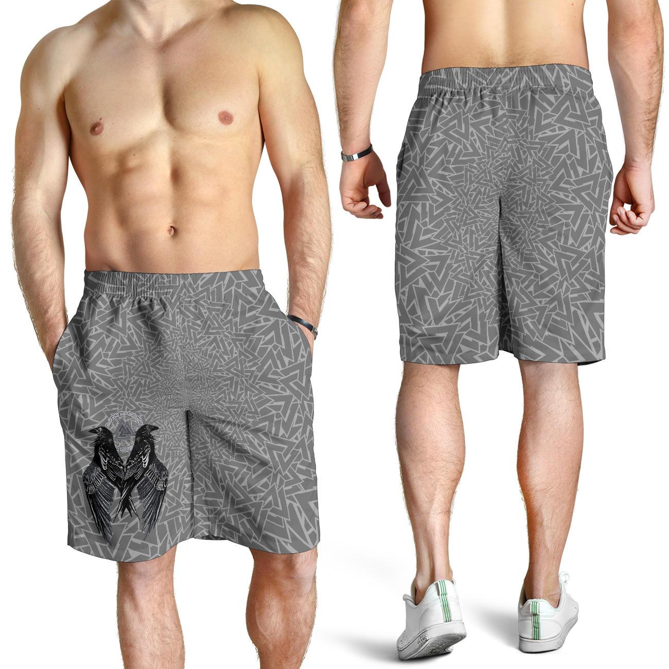 Viking Men's Shorts Raven Valknut RLT12