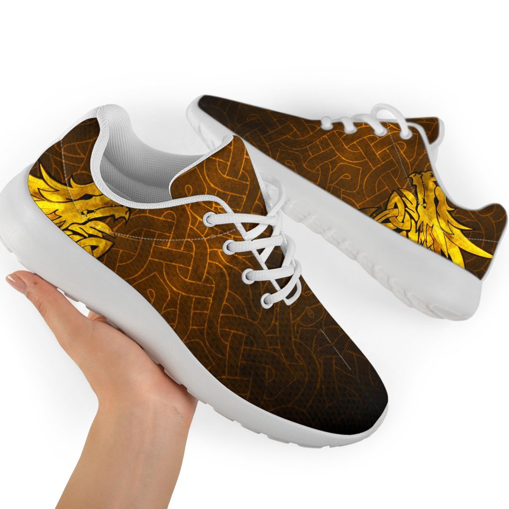 Viking Sporty Sneakers - Celtic Dragon Tattoo RLT12