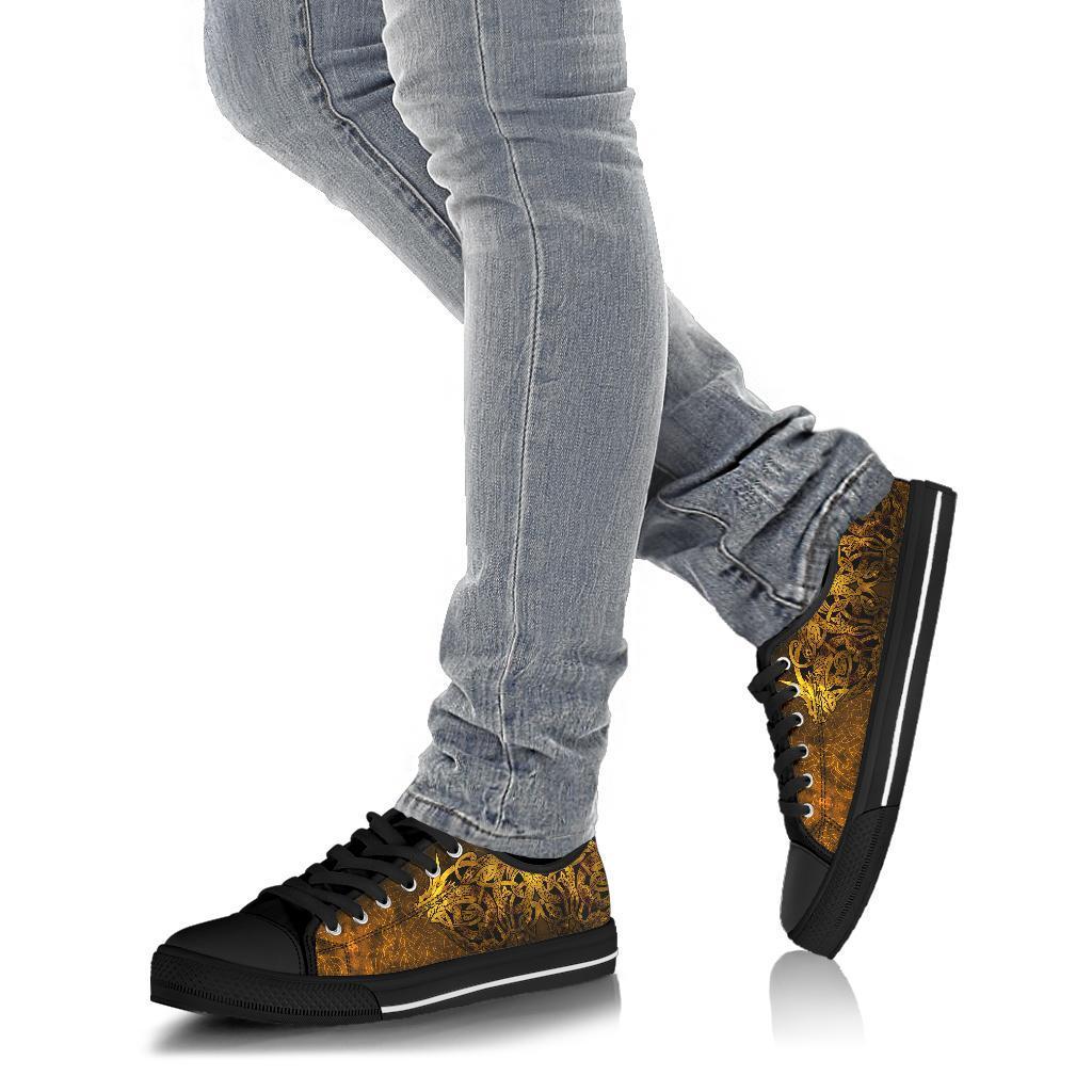 Viking Low Top Shoes Celtic Dragon Tattoo RLT12
