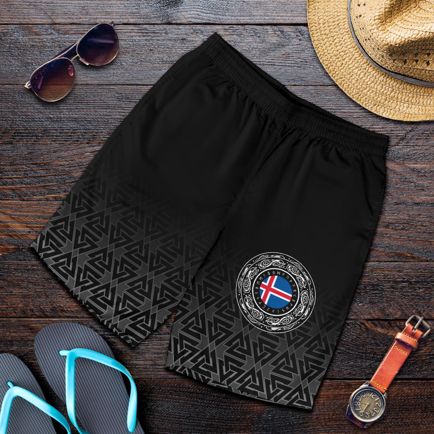 Viking Men's Shorts - Iceland Coat Of Arms RLT12